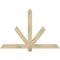 Ekena Millwork Kennewick Rough Sawn Timber Gable Bracket, Douglas Fir, 60"W x 40"H x 4"D x 4"F, 16/12 Pitch GBW060X40X0404KEN00RDF - alternate 1